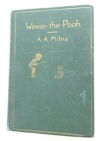 Rare 1926 Aa Milne Winnie The Pooh Book,  1st American Edition,  1st Printing