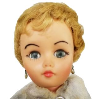 Vintage 1960s Ae 1406 Allied Eastern Doll Sleep Eyes Earrings High Heels Undies