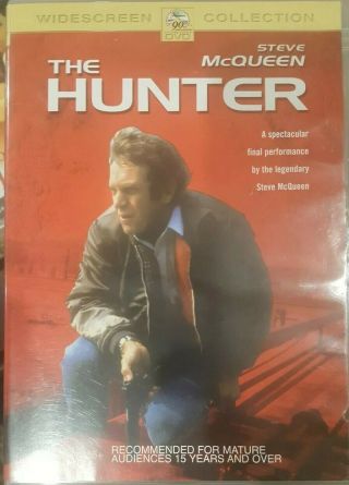 The Hunter Rare Deleted Dvd Steve Mcqueen Classic Film Eli Wallach Levar Burton