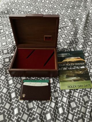 Rare Vintage Rolex President Day Date Datejust Daytona Box Case Ref 71.  00.  06