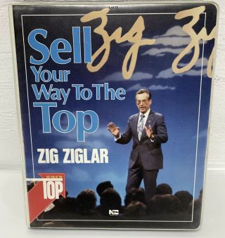 Vtg Zig Ziglar “sell Your Way To The Top “ Complete Set Rare Find Of Cassettes