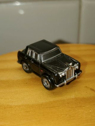 Micro Machines Black Rolls - Royce Silver Shadow Car Rare Galoob