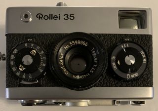 Vintage Rollei 35 Rare Film Camera 40mm F/3.  5 Lens Carl Zeiss 3286322