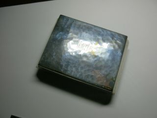Antique Art Deco Silver Plated Hammered Jewellery Box Case Lined