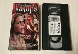 Vamps Deadly Dreamgirls - Rare Sov Horror Vhs - Sleaze Gore Vampires Cult
