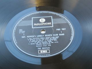 The Beatles Sgt Peppers Rare 1969 Sgt Peppers Mono One E.  M.  I.  Box Press