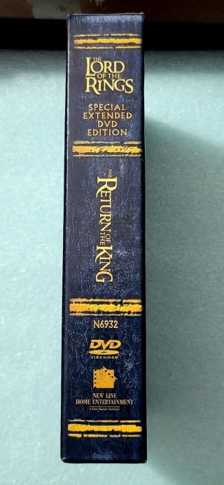 Lord Of The Rings Return Of The King Special Extended Dvd Set 4 Disc Rare Euc