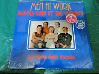 Rare Men At Work Vinyl Lp 12 " Maxi Single Who Can It Be Now 1981 Cbs 40 - 85423