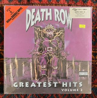Death Row Greatest Hits Vol 2 Rare Hip Hop 2 Lp Dr Dre
