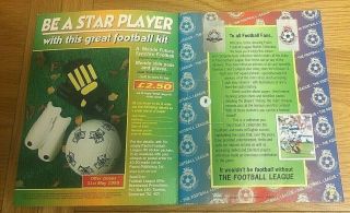 Rare Panini Football League 95 Sticker Album Hand Signed by 100 ' s of Players 3