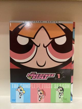 Powerpuff Girls Season 1 Dvd 2007 2 Disc Set Rare Oop Cartoon Network