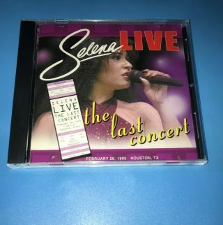 Live: The Last Concert By Selena (cd,  Mar - 2001,  Emi Music) Rare