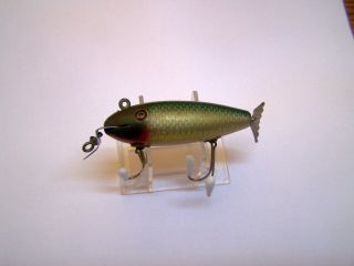 Old Antique Vintage Creek Chub Baby Wiggle Fish Lure Bait Never Fished Ex Cond