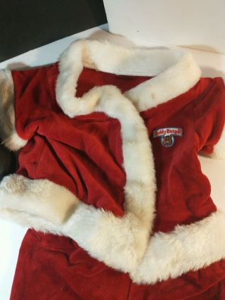 Vintage Teddy Ruxpin Santa Outfit Christmas Shirt Shoes/Boots Pants WOW 1985 2
