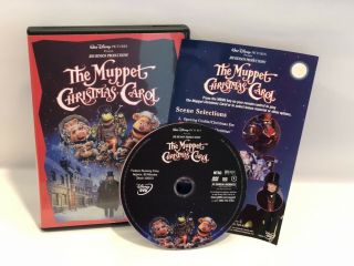 Disney The Muppet Christmas Carol Dvd Very Rare & Oop Uncut W/ When Love Is Gone