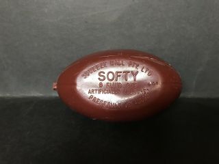 Football,  Vintage Rare,  Soft Drink,  Softy Squeeze Ball From 1970 