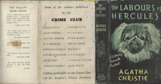 AGATHA CHRISTIE - THE LABOURS OF HERCULES - RARE UK 1ST 1947 w/DJ 2