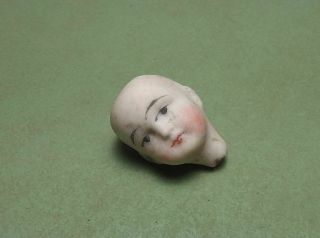 Antique Bisque Dollhouse Doll Head,  Marked " 600 ",  1.  1 "