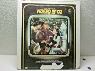 The Wizard Of Oz Disc Rca Selectavision Video Disc Ced Vintage Htf Rare