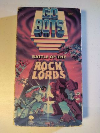 Gobots Vhs Battle Of The Rock Lords 80s Animation Rare Full Length