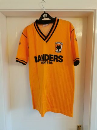 Rare Wolverhampton Wanderers Football Shirt 1988 - 1989 Season