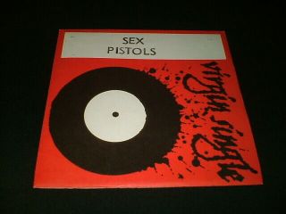 Mega Rare Sex Pistols In Store Promo 45 Sleeve Never Been On Ebay Before Ex