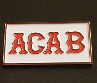 Rare Quality Acab Pin Badge 81 Night Angels Bikers Mc Outlaw Hells Rider Nomads