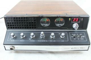 Vintage Cobra 142gtl Am/ssb Cb Radio Base Station Powers On 40 Channel Rare