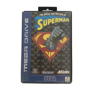 The Death And Return Of Superman Rare Sega Mega Drive Aus