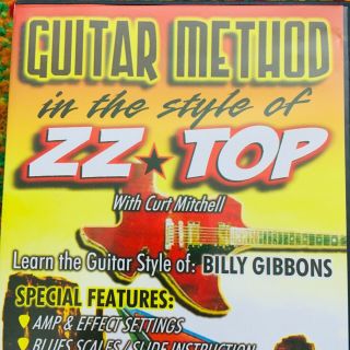 Guitar Method: In Style Of Zz Top - DVD - Color Ntsc - RARE - HTF OOP - 2