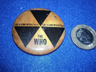 Mega Rare 1970s The Who Quarrophenia Badge Mod Revival We Are The Mods Badges