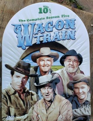 Rare Wagon Train The Complete Fifth (5) Season - 10 Disc Collectors Tin Dvd