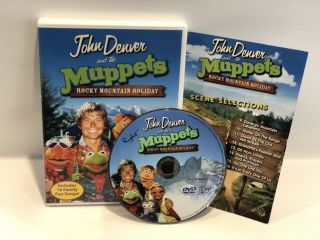 John Denver And The Muppets - Rocky Mountain Holiday Dvd - Rare Christmas - Usa