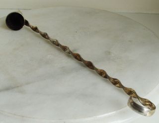 Vintage Silver Plated Candle Snuffer 30.  5cm Long