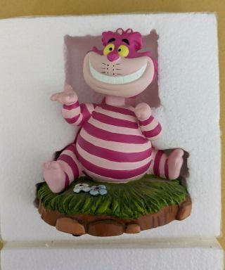 Rare Disney Alice In Wonderland Cheshire Cat Bobblehead Figurine