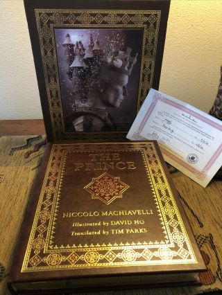 Rare Signed Edition Niccolo Machiavelli The Prince Easton Press Slipcase