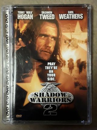 Shadow Warriors 2: Hunt For The Death Merchant (dvd,  1998) Rare Hulk Hogan