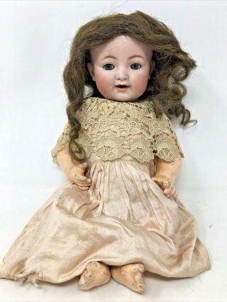Antique German Composite Doll K & R Simon & Halbig 126 - 14.  5” Infant Body