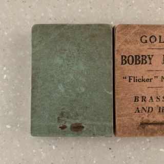 RARE Set of 3 Bobby Jones Golf Memorabilia Flicker Books Hickory Era 3