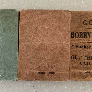 RARE Set of 3 Bobby Jones Golf Memorabilia Flicker Books Hickory Era 5