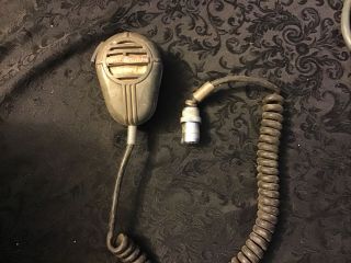 Vtg Rare General Electric Cb Radio Microphone Shure Brothers Em25a
