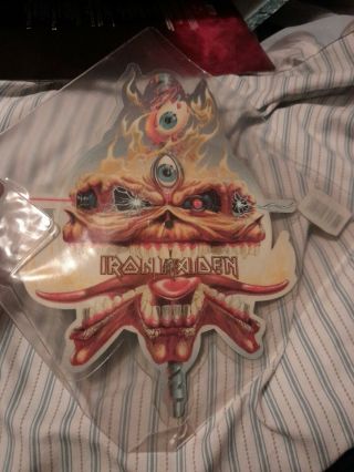 Iron Maiden - The Clairvoyant - Rare Uk Shaped Picture Disc (vinyl Record)
