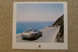 2008 Porsche 911 Targa 4 Showroom Advertising Sales Poster Rare Awesome L@@k