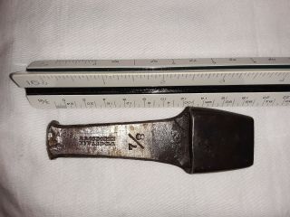 Vintage/antique H.  F.  Osborne 7/8 Oblong Hole Punch Hand Leather Tool,