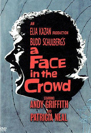 Rare Andy Griffith/patricia Neal Dvd: " A Face In The Crowd " W/xtras - Ships