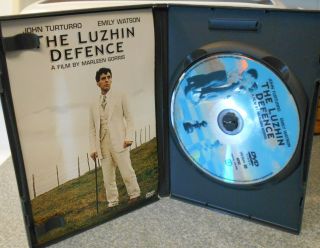 The Luzhin Defence (DVD,  2001) RARE ROMANCE DRAMA DISC W INSERT 3