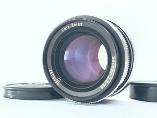 Rare Exc,  Carl Zeiss Sonnar 85mm F2.  8 Mf Lens Rollei Qbm Mount Japan 2663