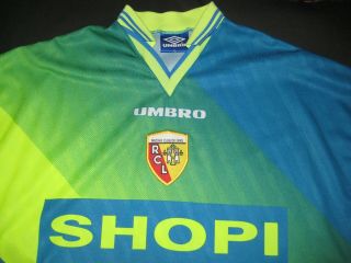 Rare France Racing Club De Lens Football Shirt 1996 Away Adult Xl