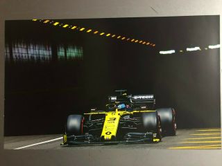 2020 Daniel Riccardo Renault Motorsport F1 Print Picture Poster Rare Awesome