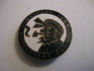 Rare Old Grimsby Town Football Supporters Club Enamel Brooch Pin Badge Fattorini